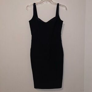cinq a sept Black Midi Sheath Dress